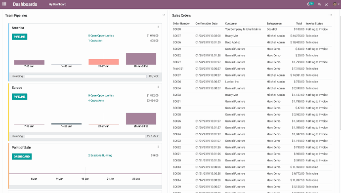 Odoo Invoice App